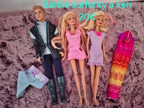 Barbie surferky a ken,