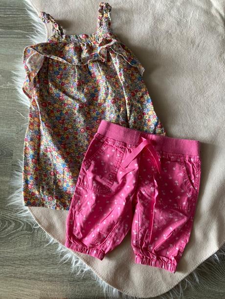 Kvetinkové šaty a kraťasky 98, primark,98