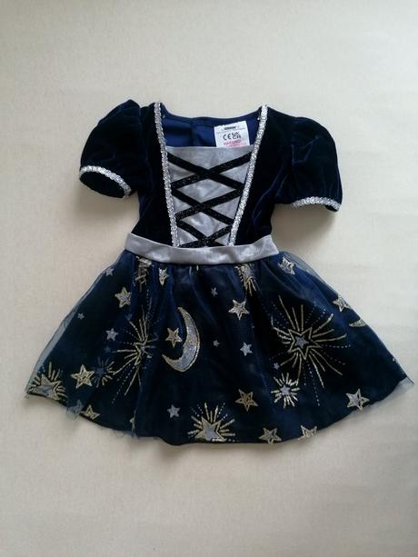 Tma /noc karnevalové šaty veľ.98,