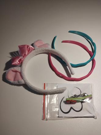 Balíček čelenky + štipec, 