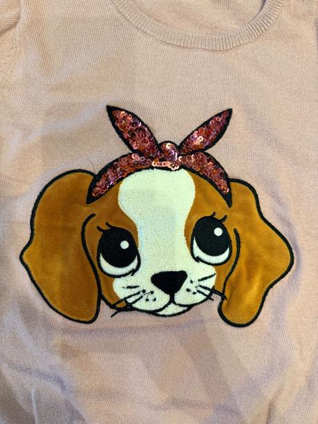 Svetrik so psikom, h&m,128