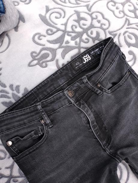 Armani exchange pružné super skinny rifle, armani,s