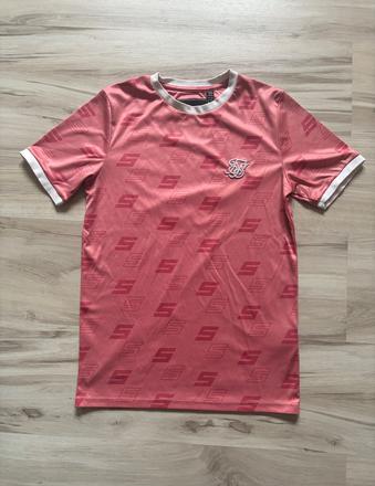 Ruzove tricko siksilk, s
