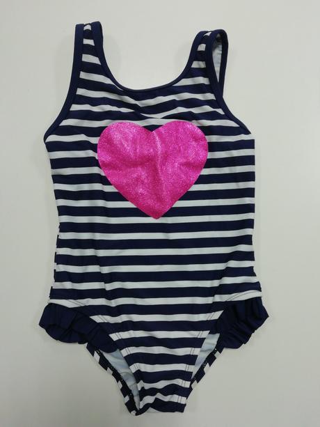 Pásikavé plavky so srdiečkom, george,110
