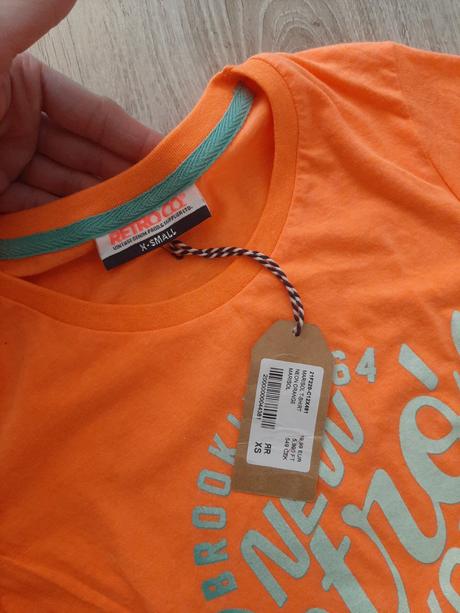 Retro jeans tričko, xs