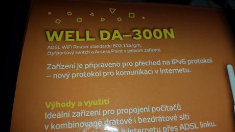 Wifi router well da-300n,