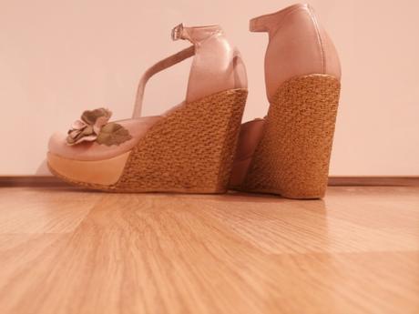 Dámske sandále-kožené platformy., 36