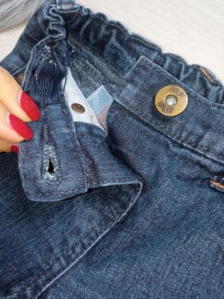 Dievčenské tmavomodré rifle f&f, veľk.1 1/2-2 r., f&f,86