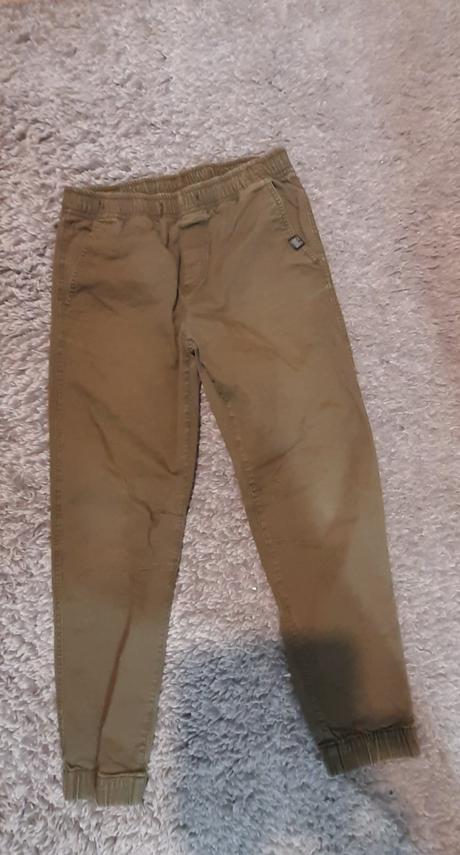Jogger  bavlnené nohavice, h&m,152