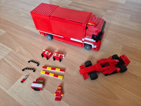 Lego racers 8185 ferrari truck,