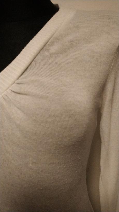 Biely pulóvrikový top popr. pulóvrik, jennyfer tay, xs