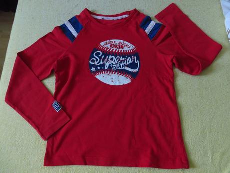 Chlapčenské tričko - dlhý rukáv - veľ. 116/122, 116