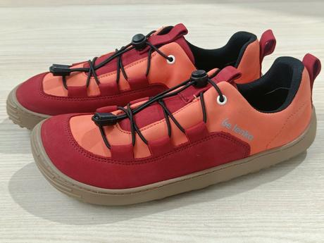 Detské tenisky xplorer - dark red & coral 35, be lenka,35