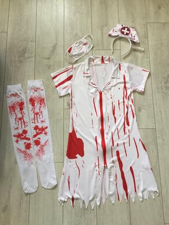 Damsky kostym zombie sestrička m,