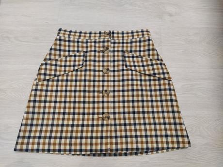 Podsita kockovana sukňa 36-38, h&m,36