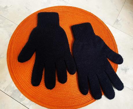 Teplé duplované rukavice, xl