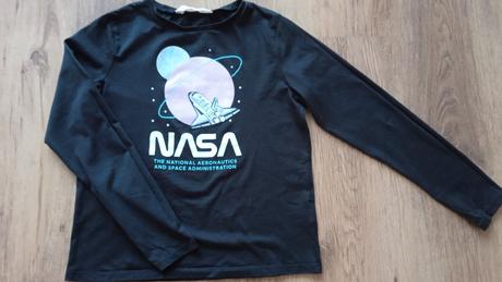 Čierna nasa tričko 146/152, h&m,146