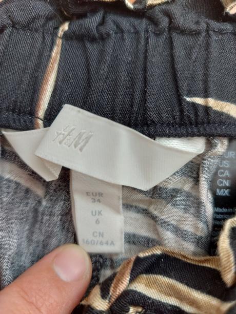 Kvalitne letne nohavice, h&m,34
