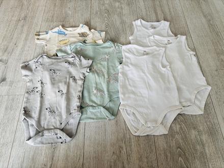 Body krátky rukáv 74, h&m,74