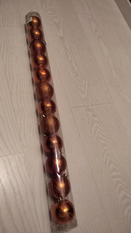 Vianočné oranžové gule 12 ks,