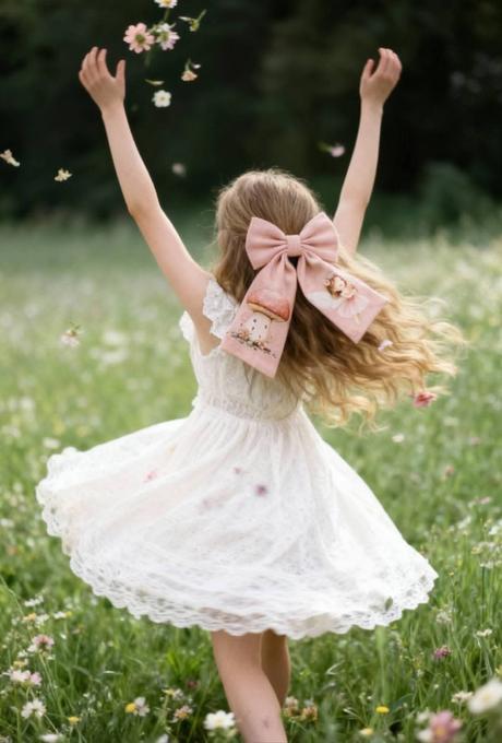 Velkonočné mašle do vlasov, 