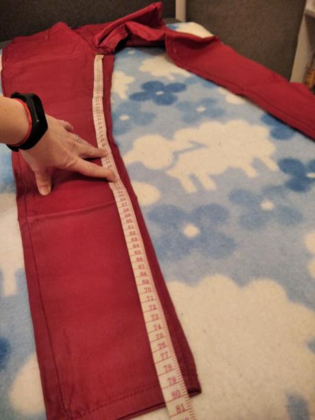 Koženkové nohavice veľkosť s, fishbone,s