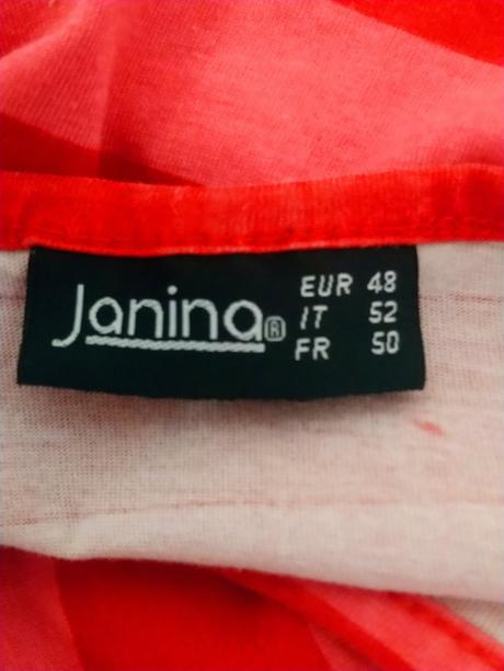 Dámsky pásikavý červeno ružový top, janina, xxxl, xxxl