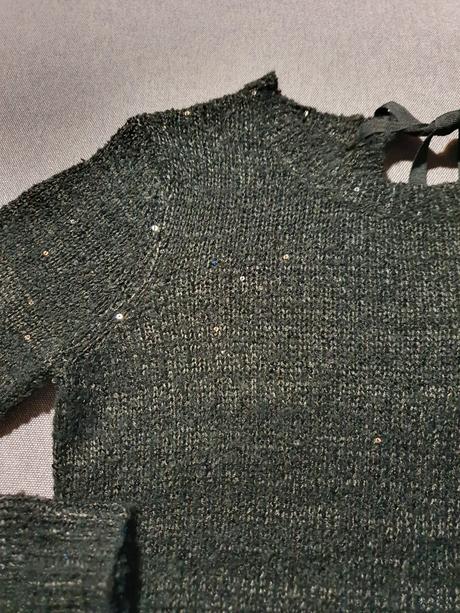 Pulóver s flitrami, s