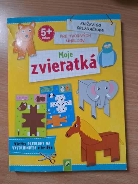 Moje zvieratka - vystrihovacky z papiera,