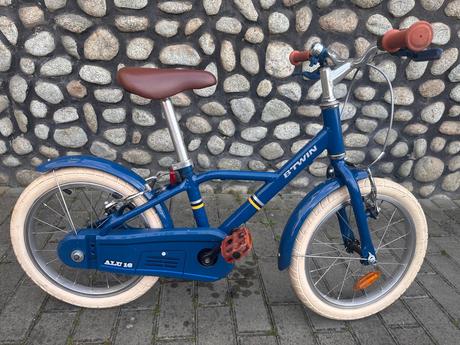 Detský btwin bicykel 16-palcový, 16