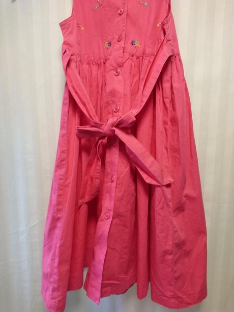 Dievčenské sýto ružové šaty s motívom, next, next,116