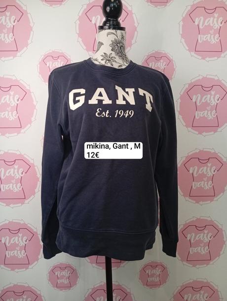 Mikina tmavomodrá, gant,m