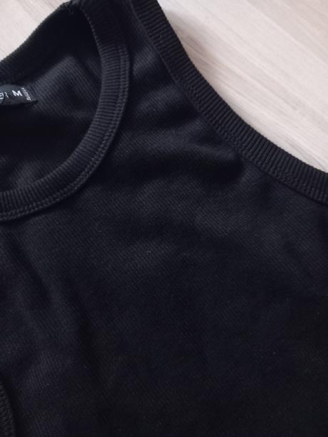 Elastické rebrované šaty, new yorker,l / s