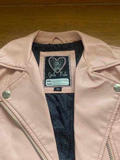 Koženková bundička c&a párkrát oblečená, c&a,122