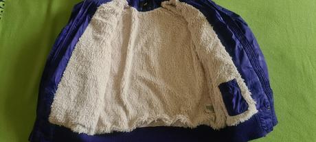 Bunda s kožušinkou, h&m,164