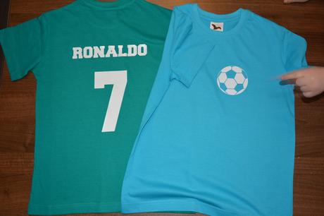 Dresy na tričkách pre deti s menom a číslom, 110 - xxxl