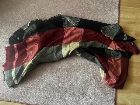 Zimný teplý šál, 