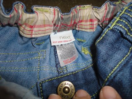 Kvalitné riflíky next s 3 d na 2-3 r, next,104