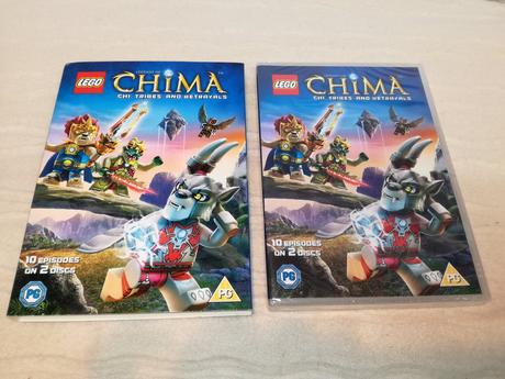 2 dvd lego legends of chima, 