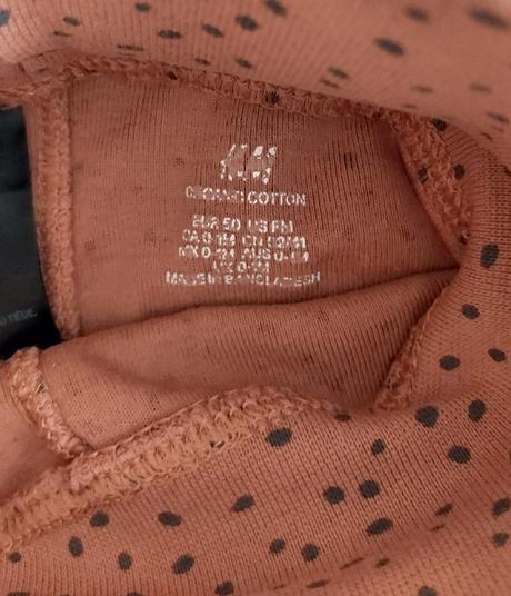 Neutrálne polodupačky bodkované h&m 50, h&m,50