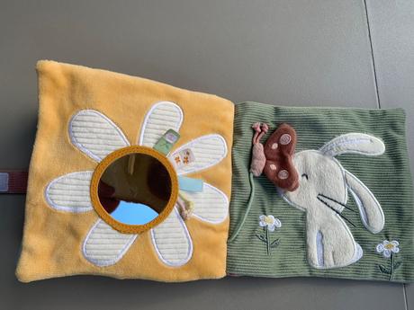 Little dutch knižka plyšová veľká kvety a motýle, 