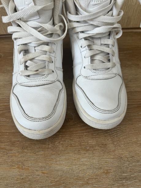 Biele vyššie tenisky nike, nike,37