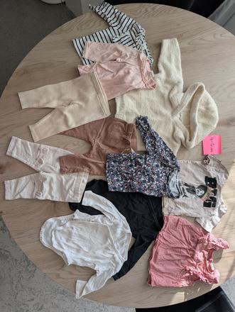 Mix oblečenia 4-6m ( lindex, zara, h&m, newbie), 68–80