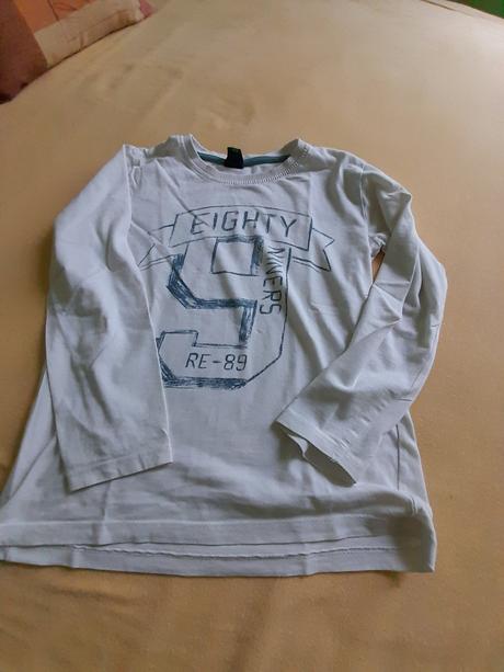 Trička z dlhym rukavom, 128