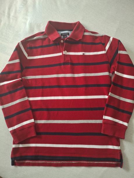 Tričko s golierom tommy hilfiger - veľmi  dobrý st, tommy hilfiger,152