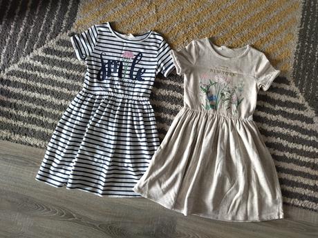 Kvetinkové šaty 122/128, h&m,128