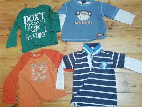 Tričko 4ks, veľ 92, 86–98