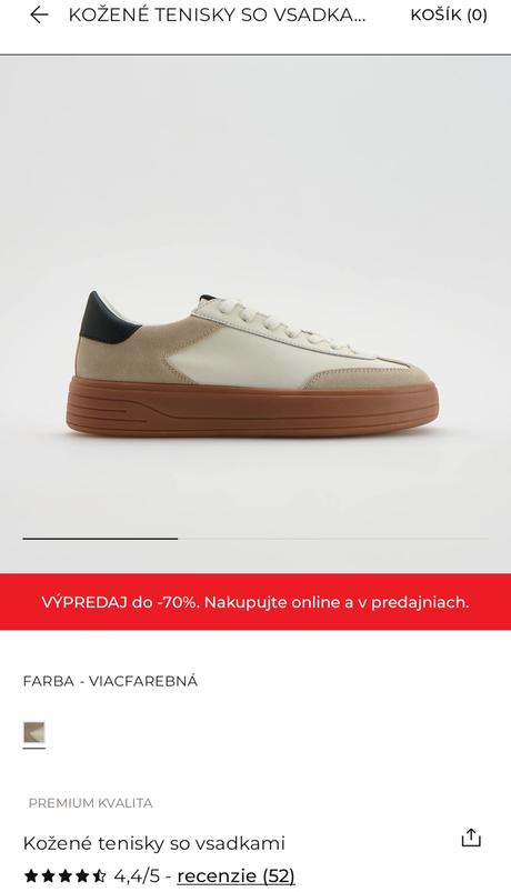 Kožené tenisky reserved veľ.37-38, reserved,38