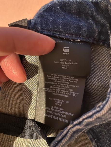 Dámska sukňa, g-star raw,m