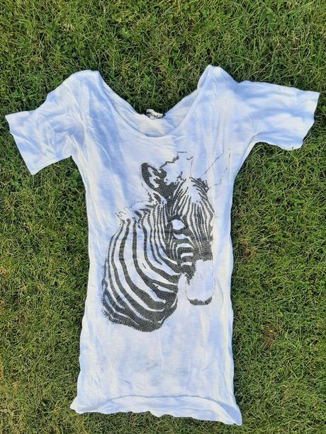 Zľava. biele tričko punkyfish velk. m/l., m